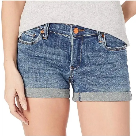 Pants - NWT BLANK NYC The Fulton Denim Roll Up Shorts in Blue Steel SIZE 32
